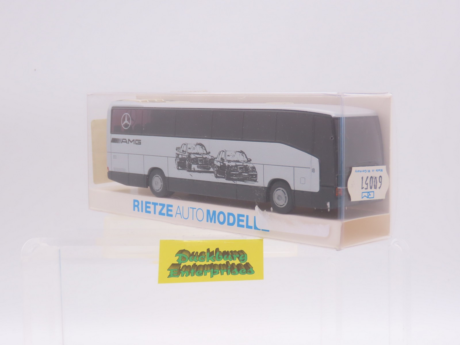 Rietze 60051 Mercedes Benz O 404 RHD Reisebus AMG silber in OVP 1:87 188041