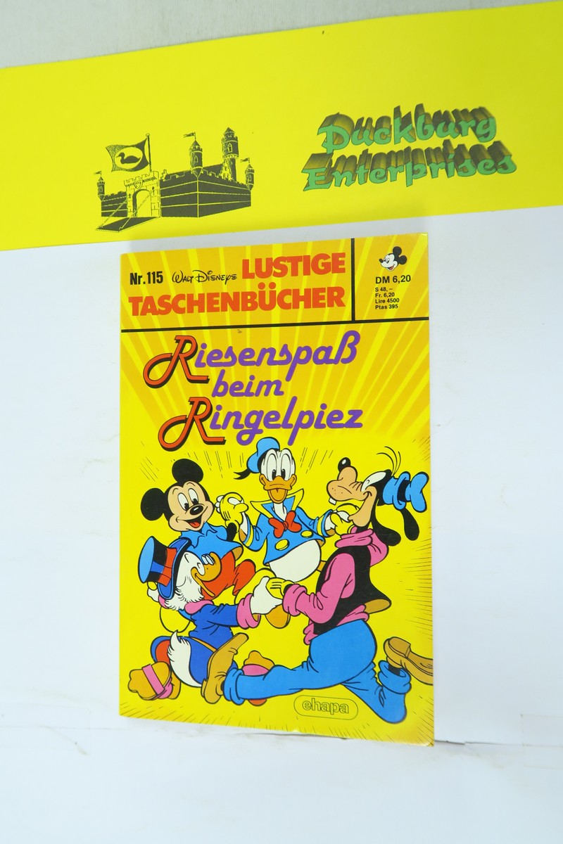 Donald Duck Lustiges Taschenbuch LTB Nr.115 ERSTAUFLAGE Ehapa (1/1-2). 153903 Donald Duck Lustiges Taschenbuch LTB Nr.115 ERSTAUFLAGE Ehapa (1/1-2). 153903