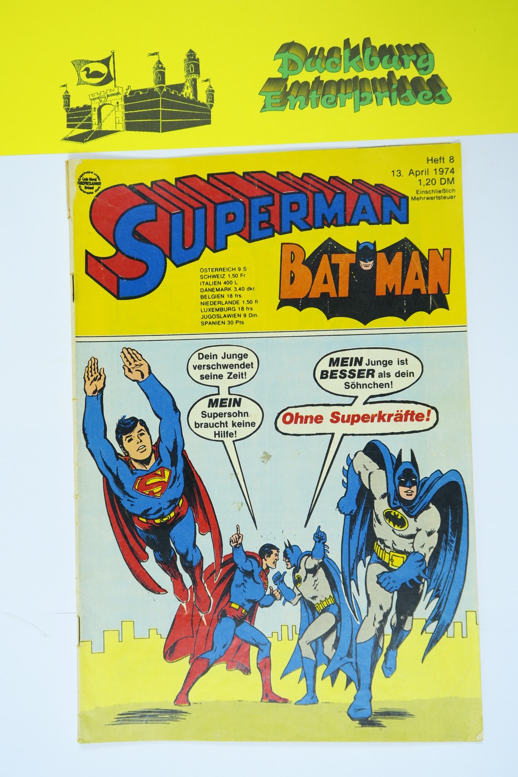 Superman Comic 1974/ 8  Ehapa im Zustand (2/2-3). 145687