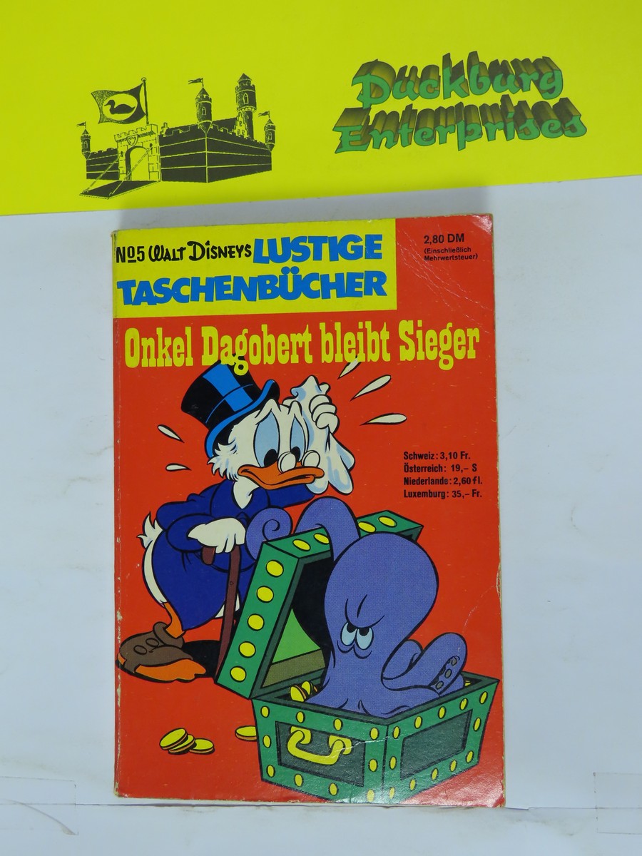 Donald Duck Lustiges Taschenbuch Nr. 5 ERSTAUFLAGE Ehapa im Z (1-2). 171393 Donald Duck Lustiges Taschenbuch Nr. 5 ERSTAUFLAGE Ehapa im Z (1-2). 171393