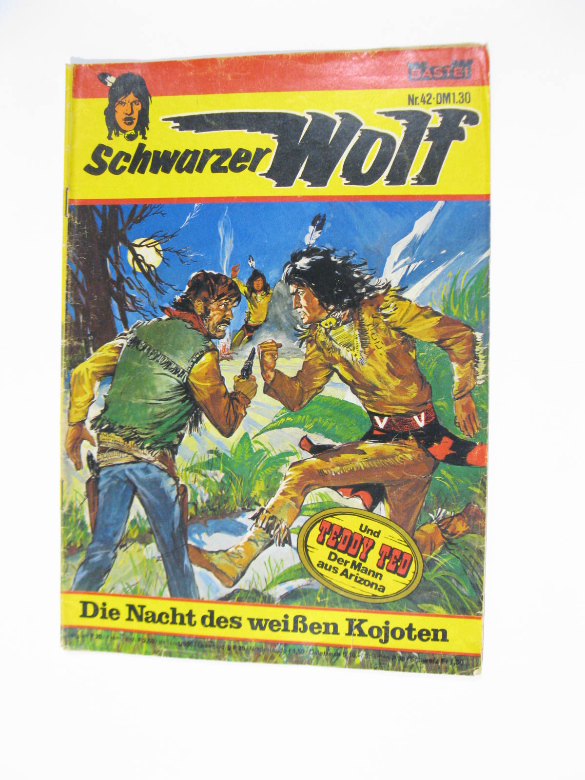 Schwarzer Wolf Nr. 42 Bastei im Zustand (2-3). 117227 Schwarzer Wolf Nr. 42 Bastei im Zustand (2-3). 117227