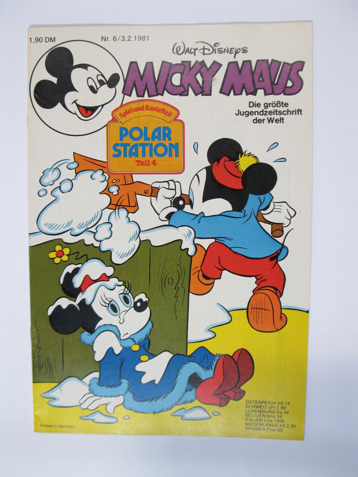 Micky Maus 1981/ 6 Originalheft vom 3.2.81 in Z (1-2) 54648 Micky Maus 1981/ 6 Originalheft vom 3.2.81 in Z (1-2) 54648