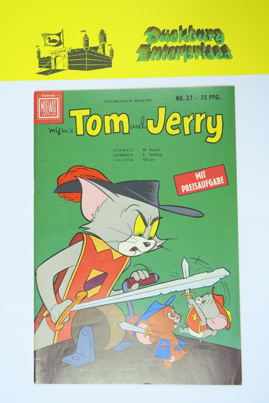 Tom und Jerry 1.Aufl. Nr. 31 Tessloff / Moewig Verlag im Z (1). 145923 Tom und Jerry 1.Aufl. Nr. 31 Tessloff / Moewig Verlag im Z (1). 145923