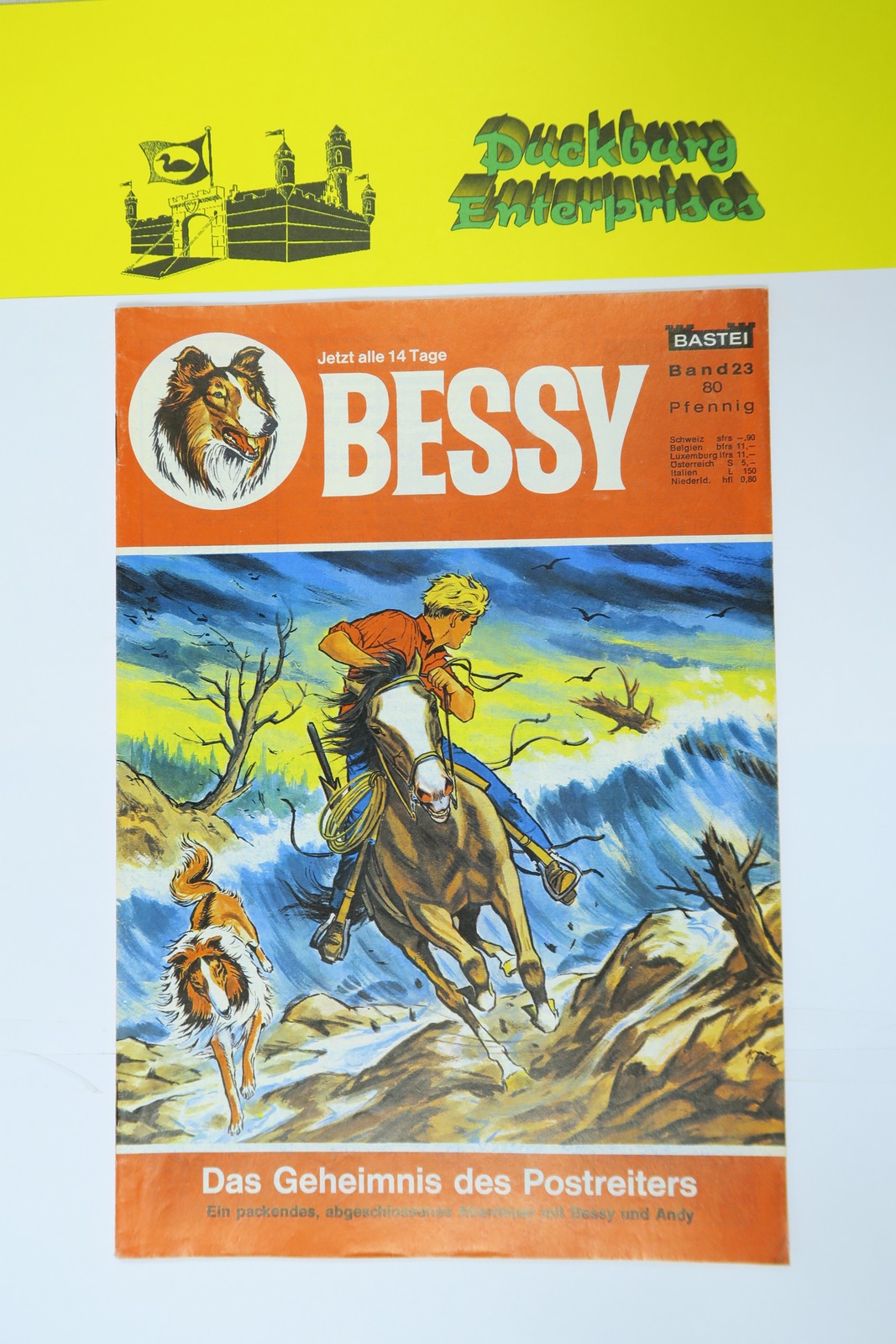 Bessy Comic-Heft Nr. 23 Bastei im Zustand (1-2). 150759 Bessy Comic-Heft Nr. 23 Bastei im Zustand (1-2). 150759