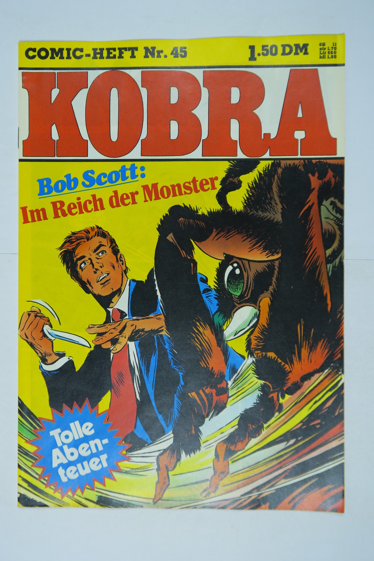 Kobra Comic 1977/45   Gevacur im Zustand (1/1-2). 140703