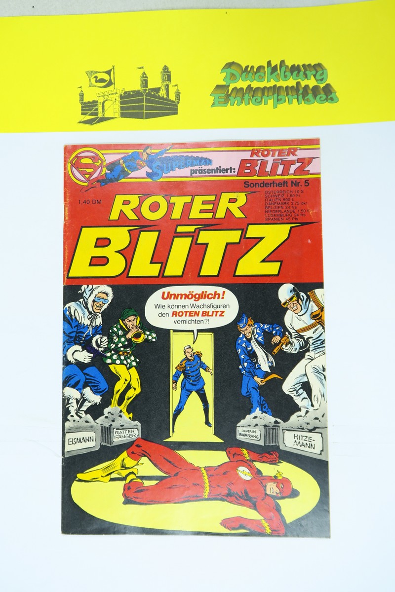 Roter Blitz Sonderheft Nr.  5  Ehapa im Zustand (1-2). 162109