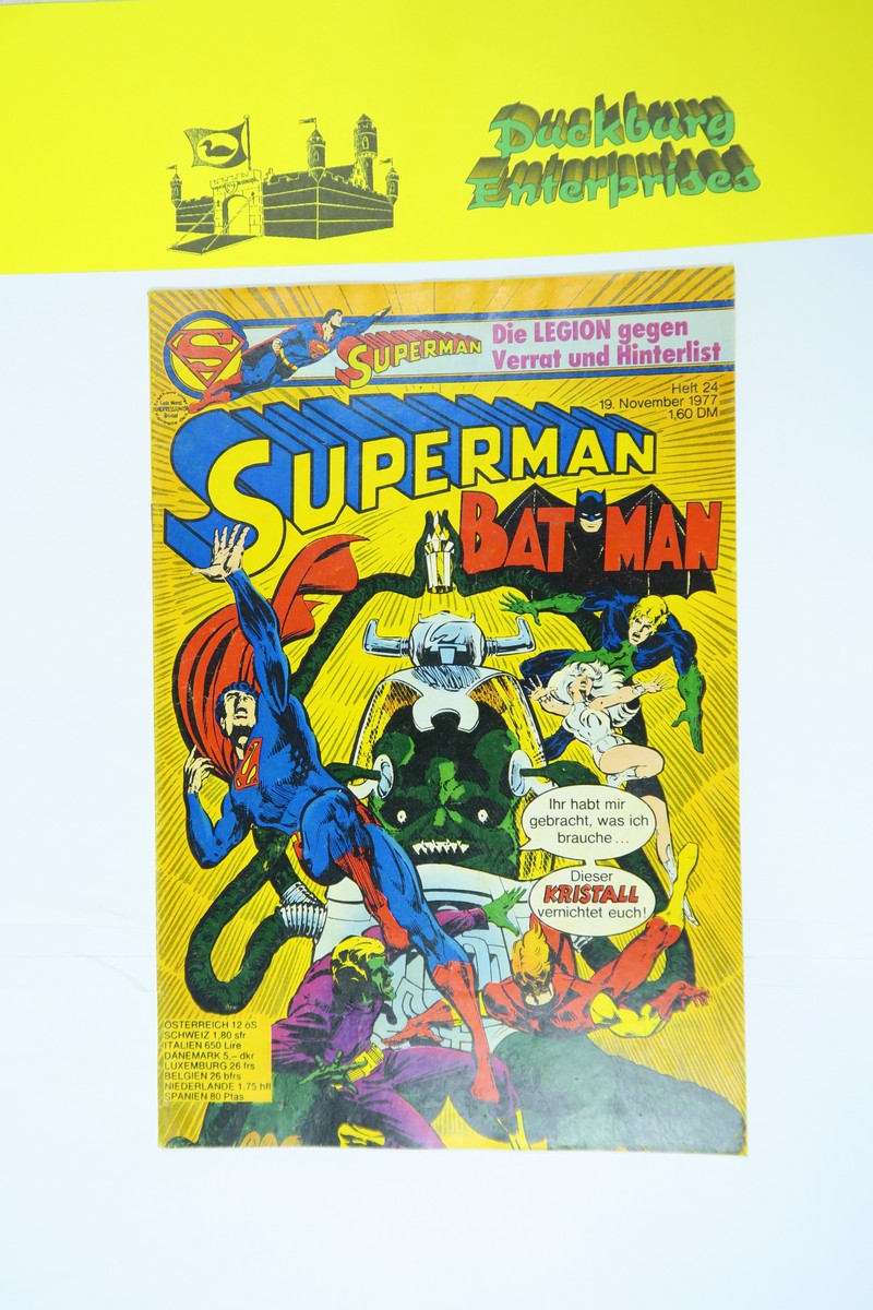Superman Comic 1977/24 Ehapa im Zustand (1-2/2). 162395 Superman Comic 1977/24 Ehapa im Zustand (1-2/2). 162395