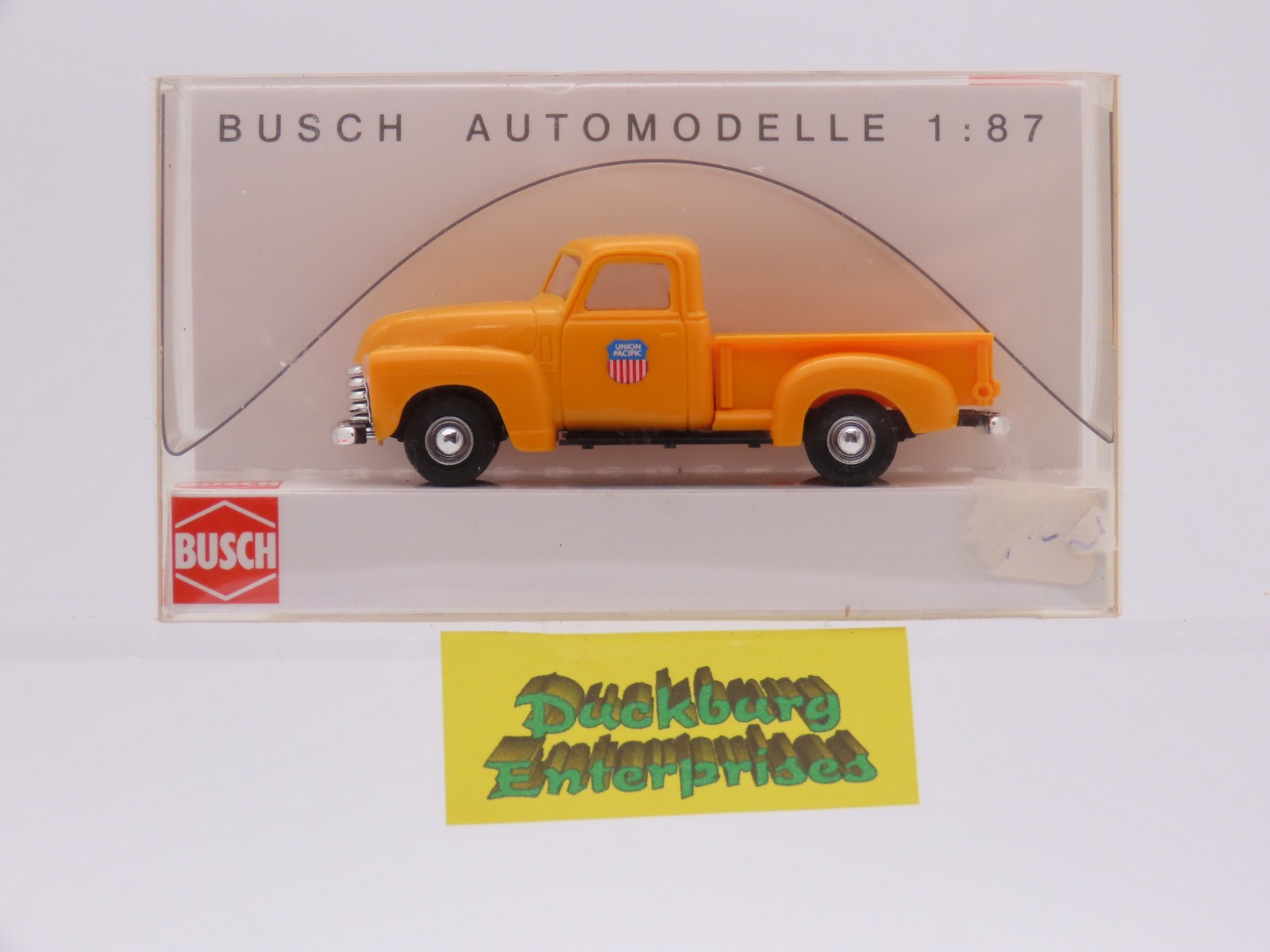 Busch 92104 Chevrolet Pick up Union Pacific ´50 exclusive gelb in OVP 1:87 187785 Busch 92104 Chevrolet Pick up Union Pacific ´50 exclusive gelb in OVP 1:87 187785