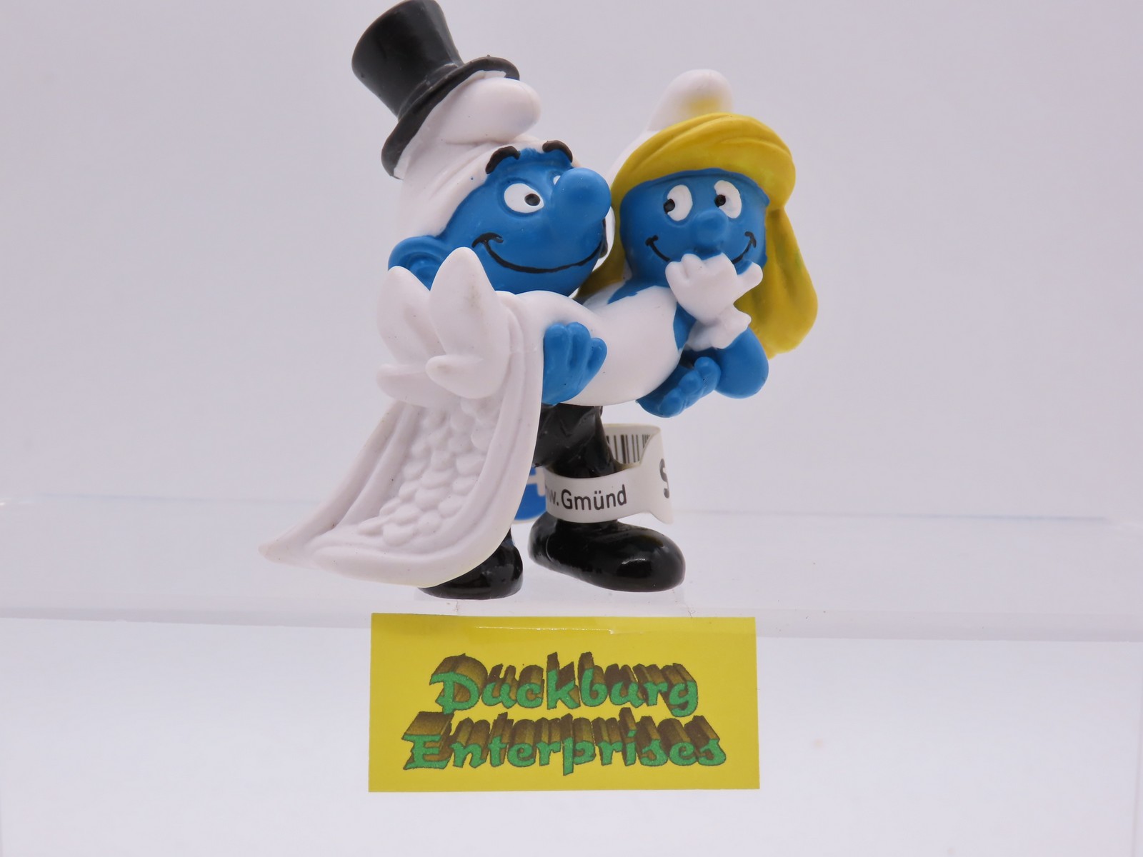 Brautpaar Schlümpfe 20746 Hochzeitspaar Braut Bräutigam Schlumpf smurf Schleich