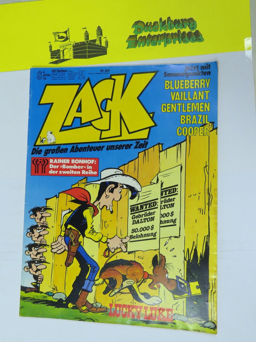 ZACK Comic Nr. 78/ 8 Koralle Vlg. im Zustand (2). 151681 ZACK Comic Nr. 78/ 8 Koralle Vlg. im Zustand (2). 151681
