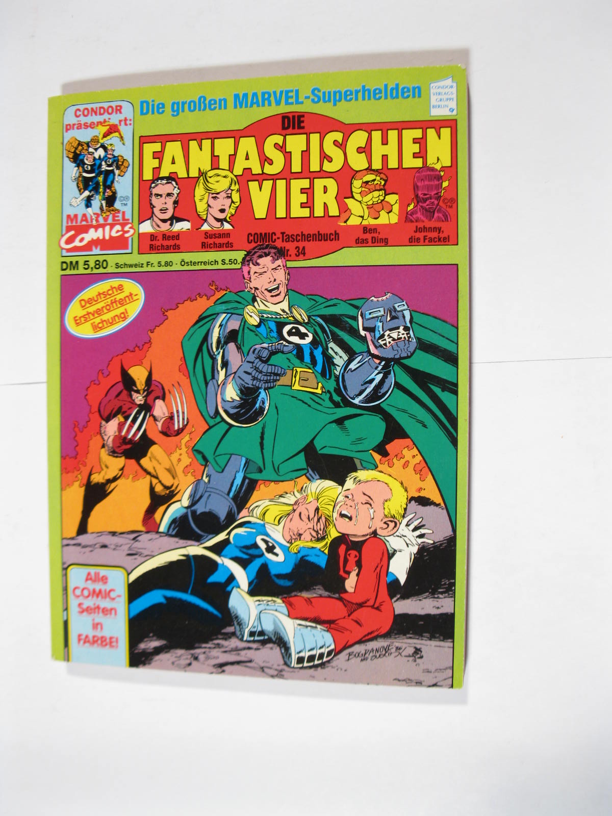 Fantastischen Vier Nr. 34 Marvel Condor Taschenbuch im Z(0-1). 111977 Fantastischen Vier Nr. 34 Marvel Condor Taschenbuch im Z(0-1). 111977