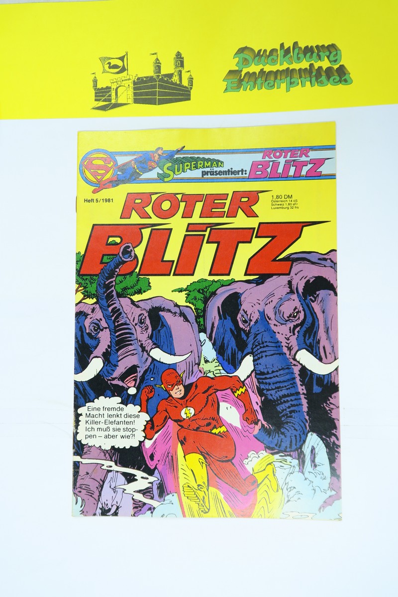 Roter Blitz Nr. 1981/ 5  Ehapa im Zustand (1/1-2). 162193