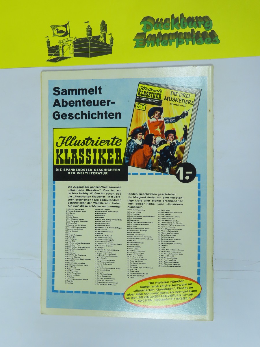 Illustrierte Klassiker    181 / 1.Aufl. BSV im Zustand (2-3 St ). 158101