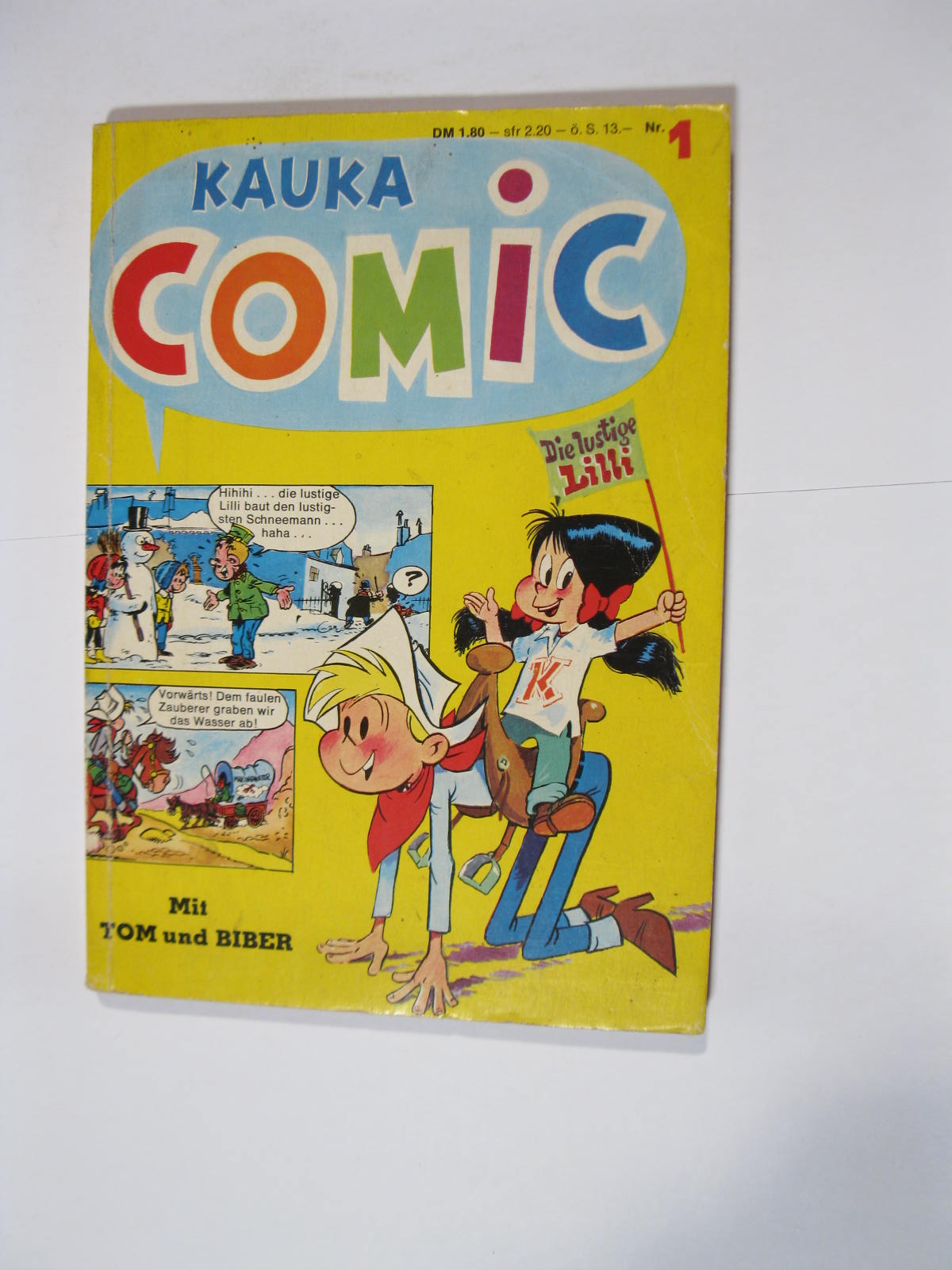 Kauka Comic Taschenbuch Nr. 1 Gevacur Vlg. im Zustand (1-2/2). 100311 Kauka Comic Taschenbuch Nr. 1 Gevacur Vlg. im Zustand (1-2/2). 100311