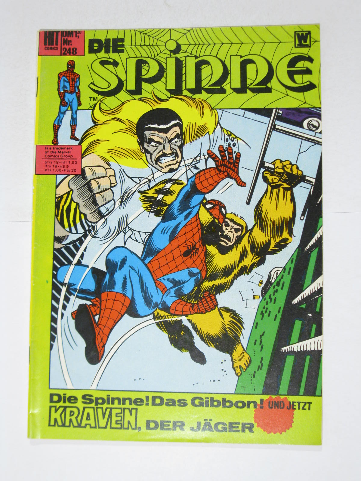 Hit Comics Spinne Nr. 248 Marvel BSV Williams im Z (1). 123797 Hit Comics Spinne Nr. 248 Marvel BSV Williams im Z (1). 123797
