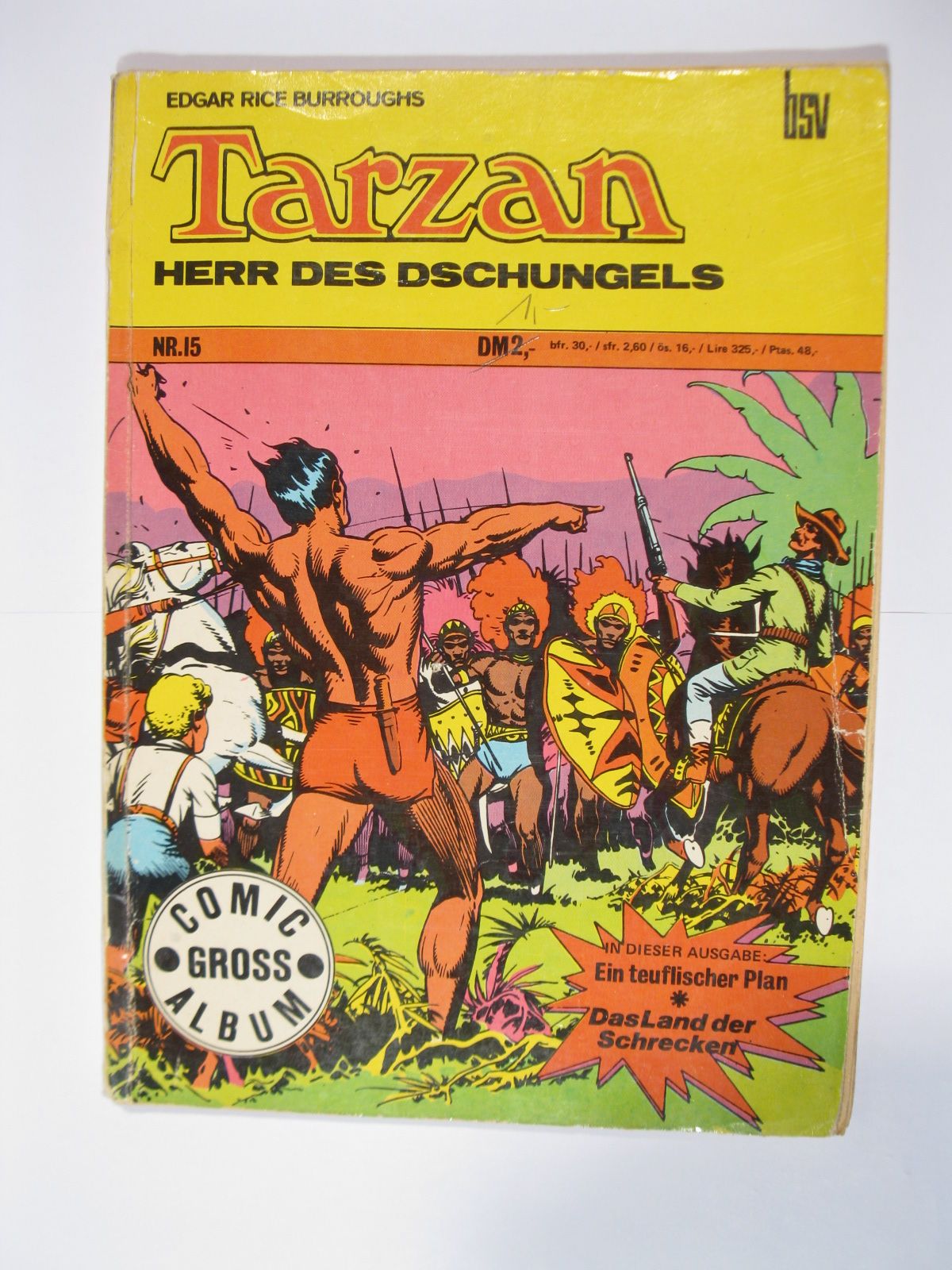 Tarzan Comic Gross Album Nr. 15 BSV Verlag im Zustand (3). 90349 Tarzan Comic Gross Album Nr. 15 BSV Verlag im Zustand (3). 90349