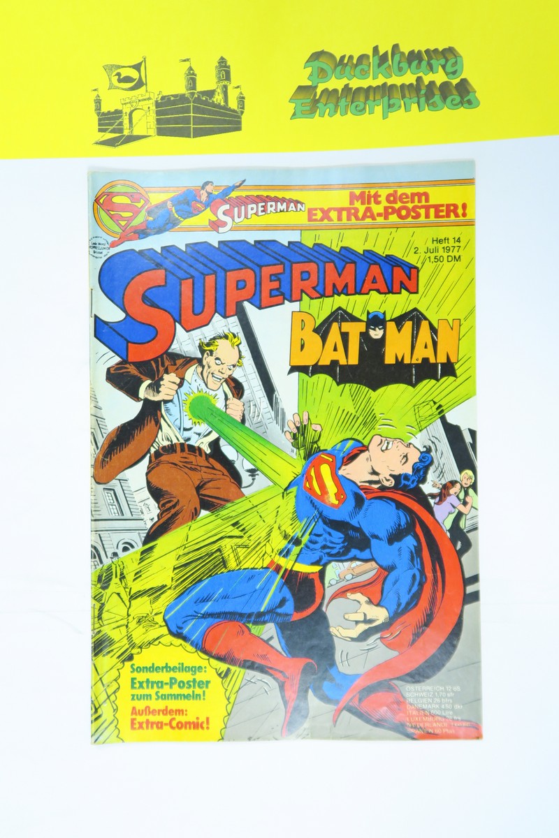 Superman Comic 1977/14 Ehapa im Zustand (2 oS ). 162371 Superman Comic 1977/14 Ehapa im Zustand (2 oS ). 162371