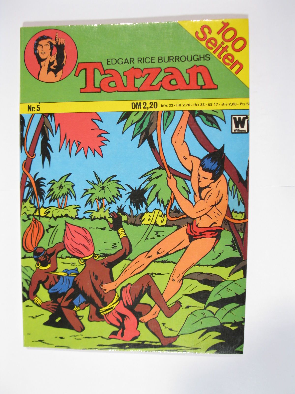 Tarzan 100 Seiten SB Nr. 5 Williams Verlag im Zustand (1). 90363 Tarzan 100 Seiten SB Nr. 5 Williams Verlag im Zustand (1). 90363