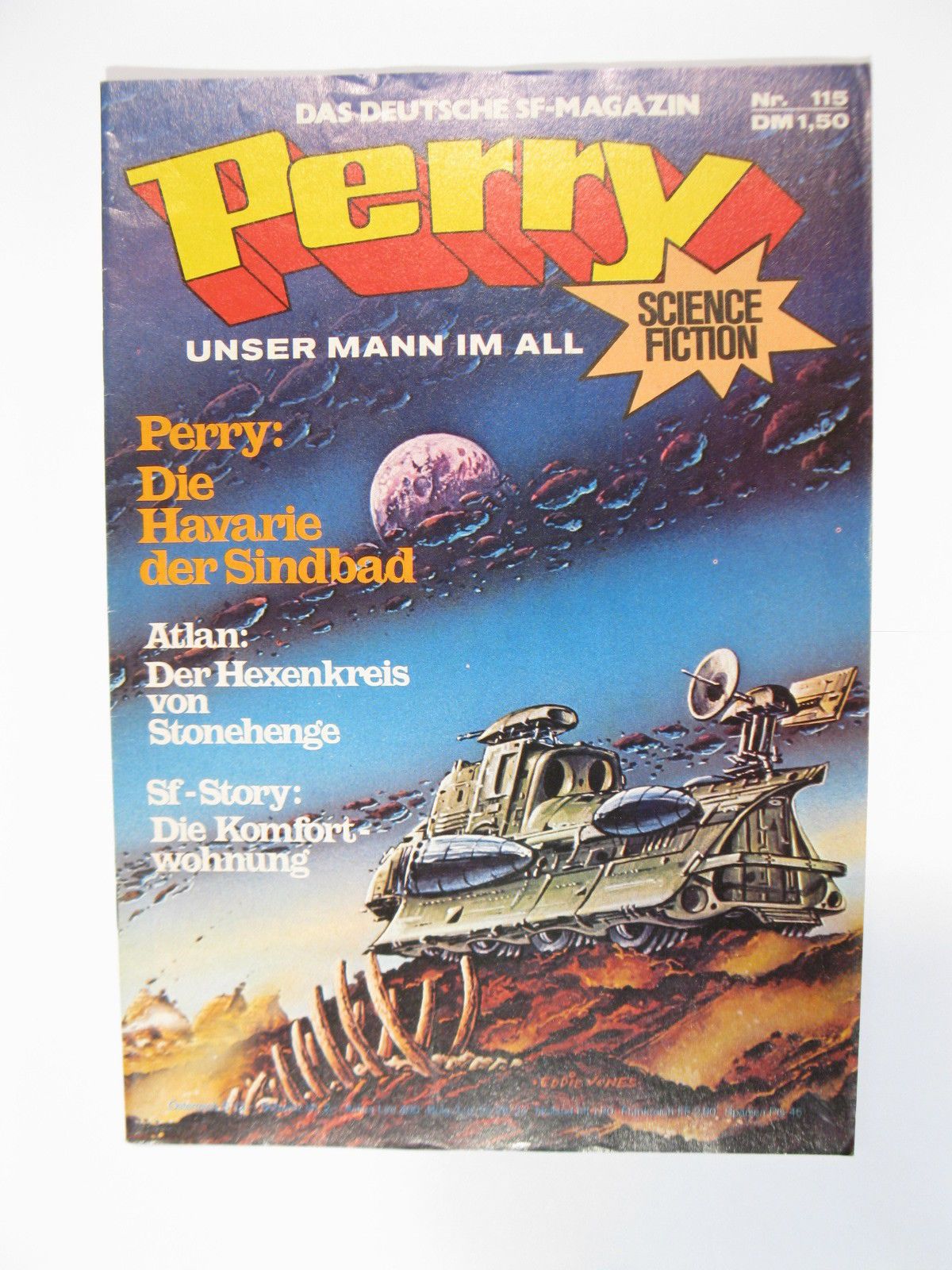 Perry Mann im All  Nr.  115  Moewig Verlag im Zustand (1-2). 73491 Perry Mann im All  Nr.  115  Moewig Verlag im Zustand (1-2). 73491