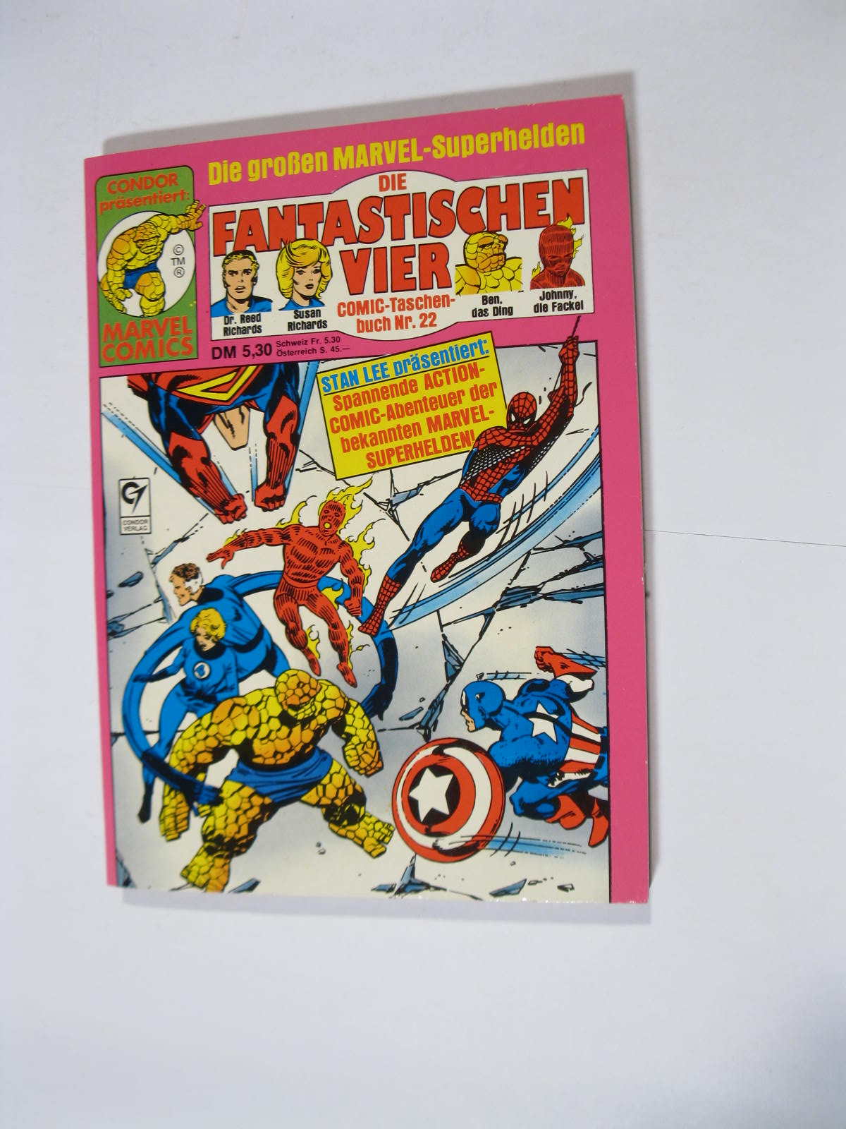 Fantastischen Vier Nr. 22 Marvel Condor Taschenbuch im Z(0-1). 111953 Fantastischen Vier Nr. 22 Marvel Condor Taschenbuch im Z(0-1). 111953