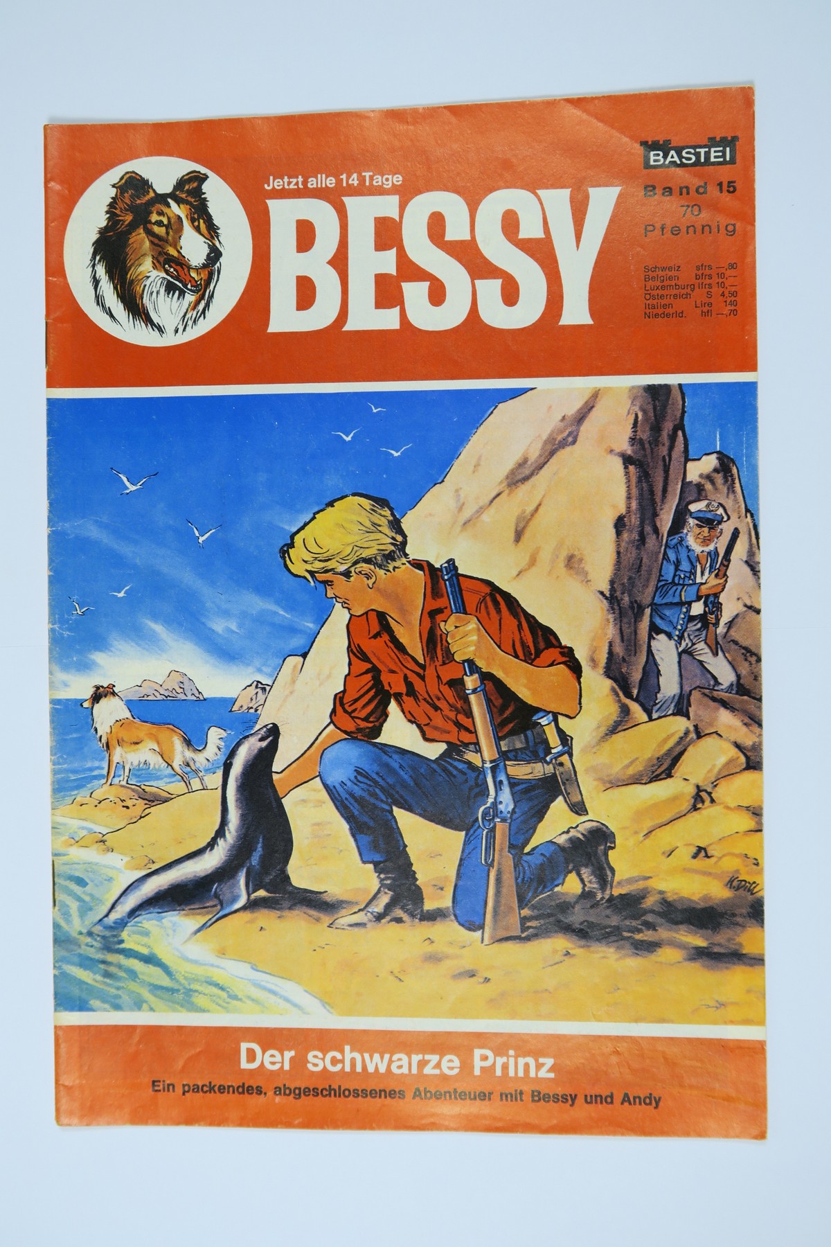 Bessy Comic-Heft Nr. 15 Bastei im Zustand (1-2). 141705 Bessy Comic-Heft Nr. 15 Bastei im Zustand (1-2). 141705