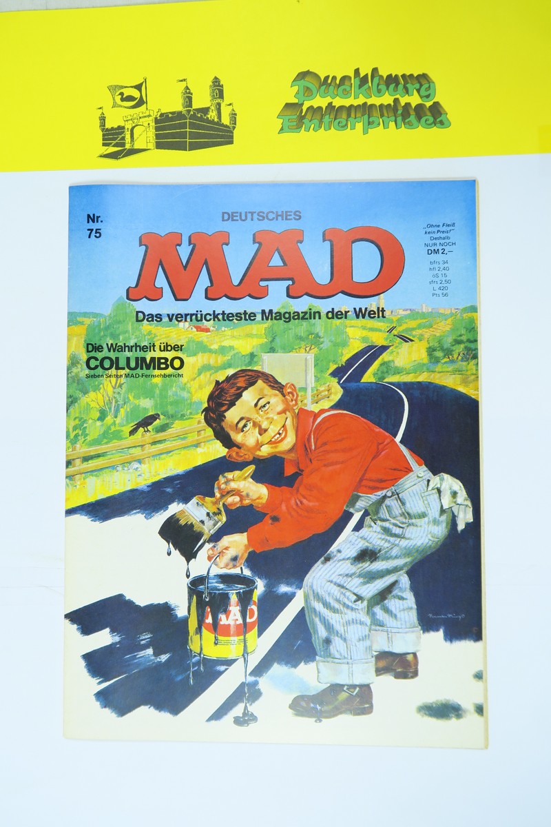 MAD Heft Nr.   75 BSV Williams Vlg. im Zustand (1-2). 162595 MAD Heft Nr.   75 BSV Williams Vlg. im Zustand (1-2). 162595