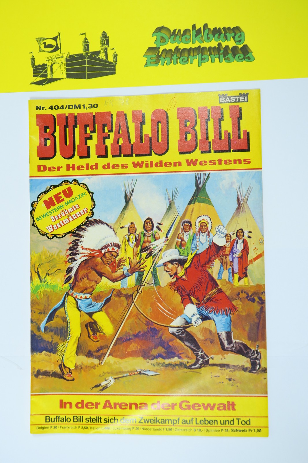 Buffalo Bill Nr. 404 Wäscher Bastei im Zustand (2). 161239 Buffalo Bill Nr. 404 Wäscher Bastei im Zustand (2). 161239