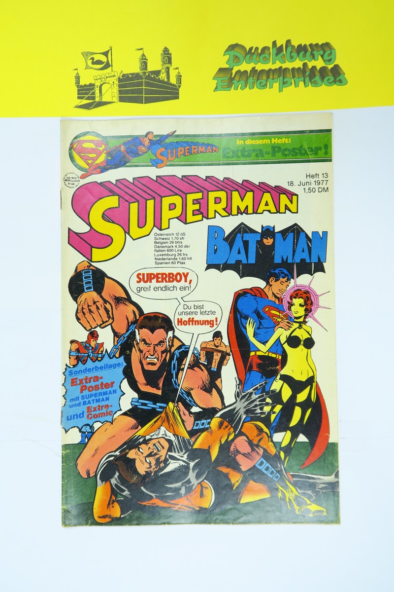 Superman Comic 1977/13 Ehapa im Zustand (2/2-3 oS). 162367 Superman Comic 1977/13 Ehapa im Zustand (2/2-3 oS). 162367