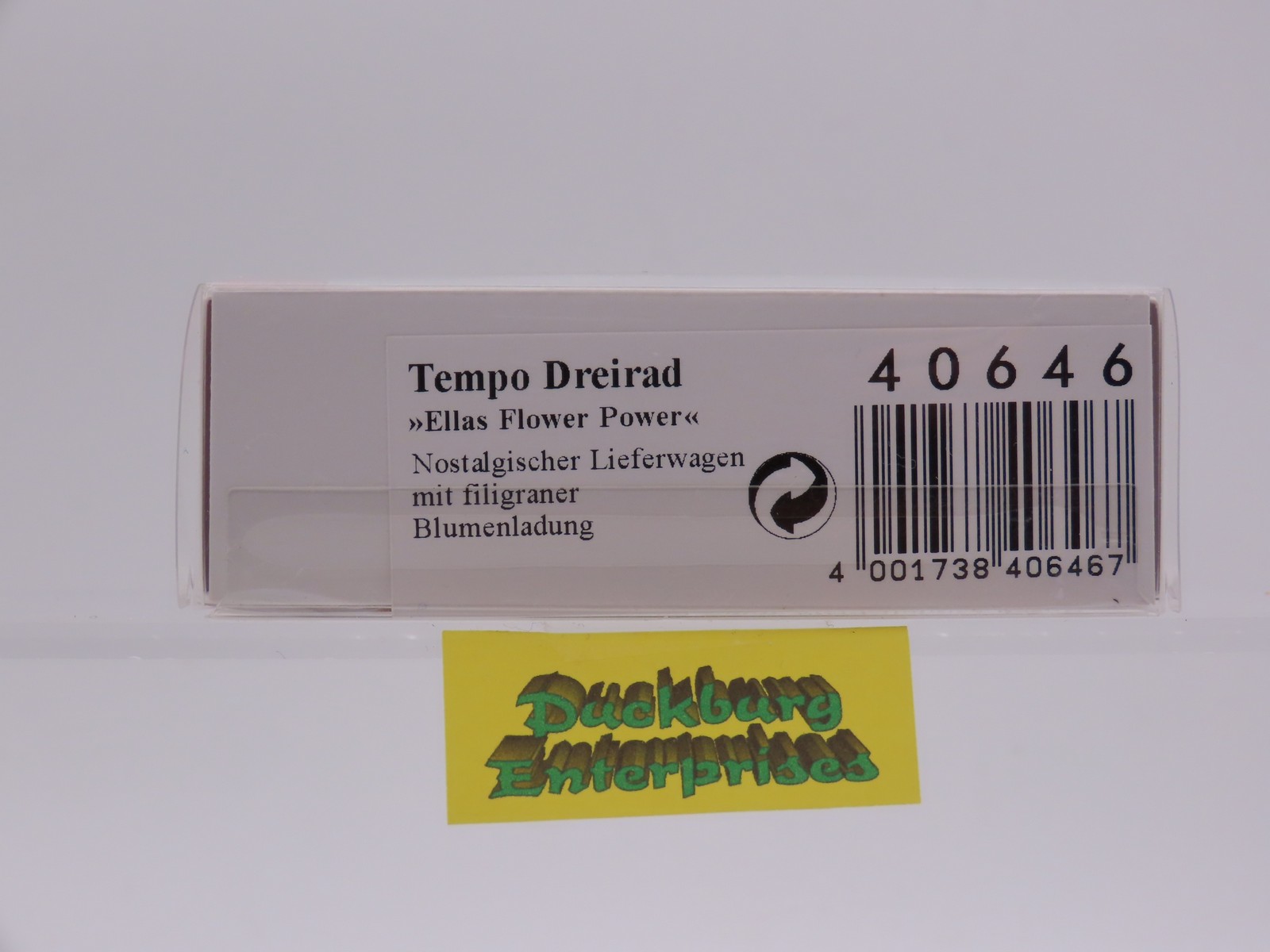 Busch 40646 Tempo Dreirad Ellas Flower Power grün in OVP 1:87 187783