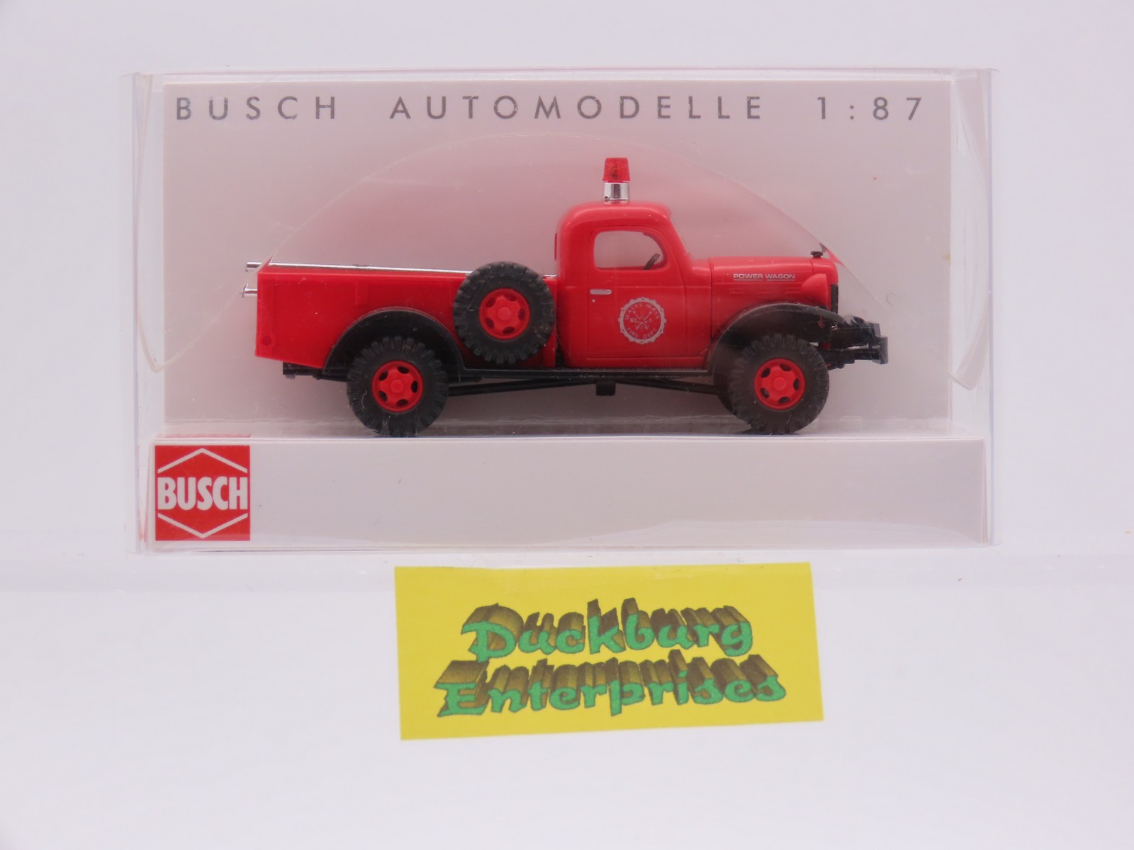 Busch 44004 Dodge Power Wagon US Feuerwehr rot in OVP 1:87 187795 Busch 44004 Dodge Power Wagon US Feuerwehr rot in OVP 1:87 187795