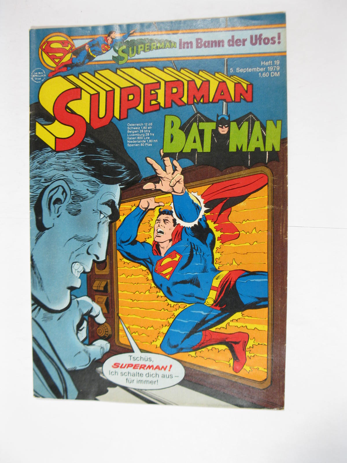 Superman Comic 1979/19 Ehapa im Zustand (1-2). 114127 Superman Comic 1979/19 Ehapa im Zustand (1-2). 114127