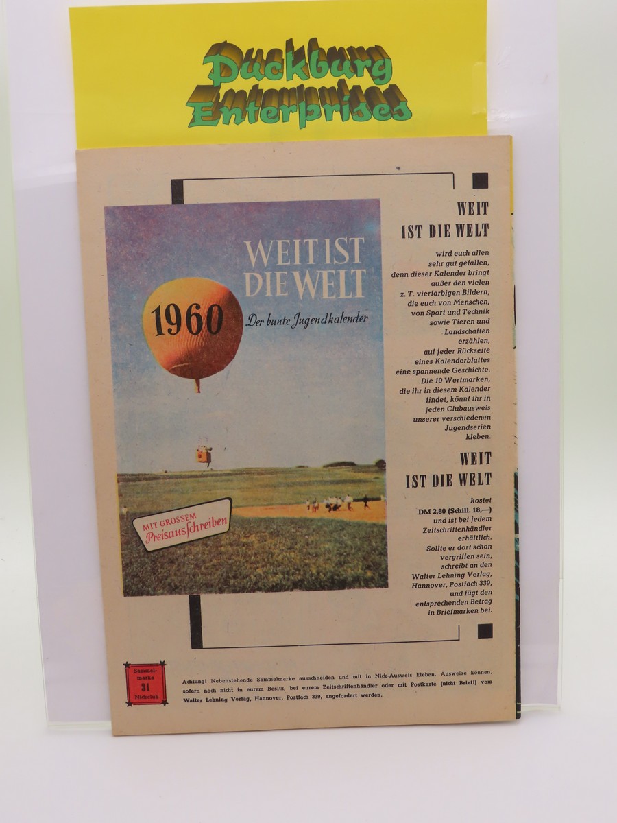 NICK  Großband Nr.  31  Lehning im Zustand (0-1). 197999