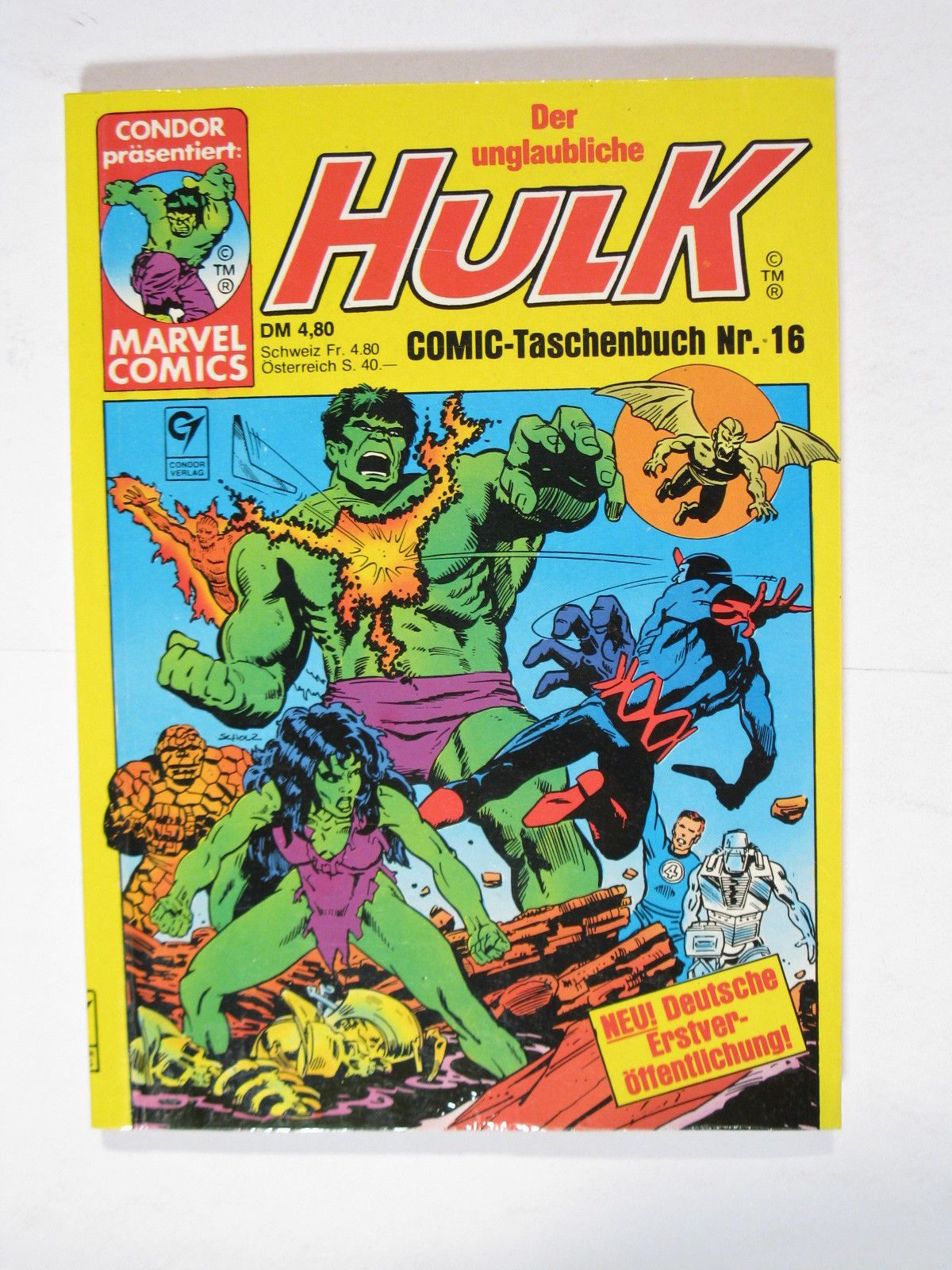 Hulk Nr. 16 Marvel Condor Taschenbuch im Z (1). 80261 Hulk Nr. 16 Marvel Condor Taschenbuch im Z (1). 80261