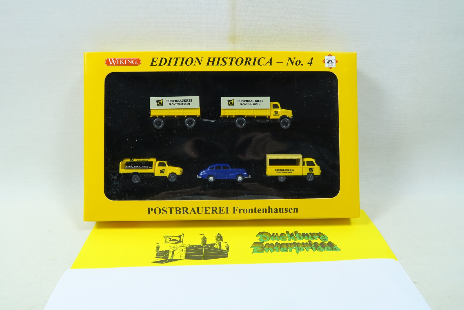 Wiking 81-18 PMS Edition Historica No. 4 Postbrauerei Frontenhausen OVP 1:87 167412 Wiking 81-18 PMS Edition Historica No. 4 Postbrauerei Frontenhausen OVP 1:87 167412