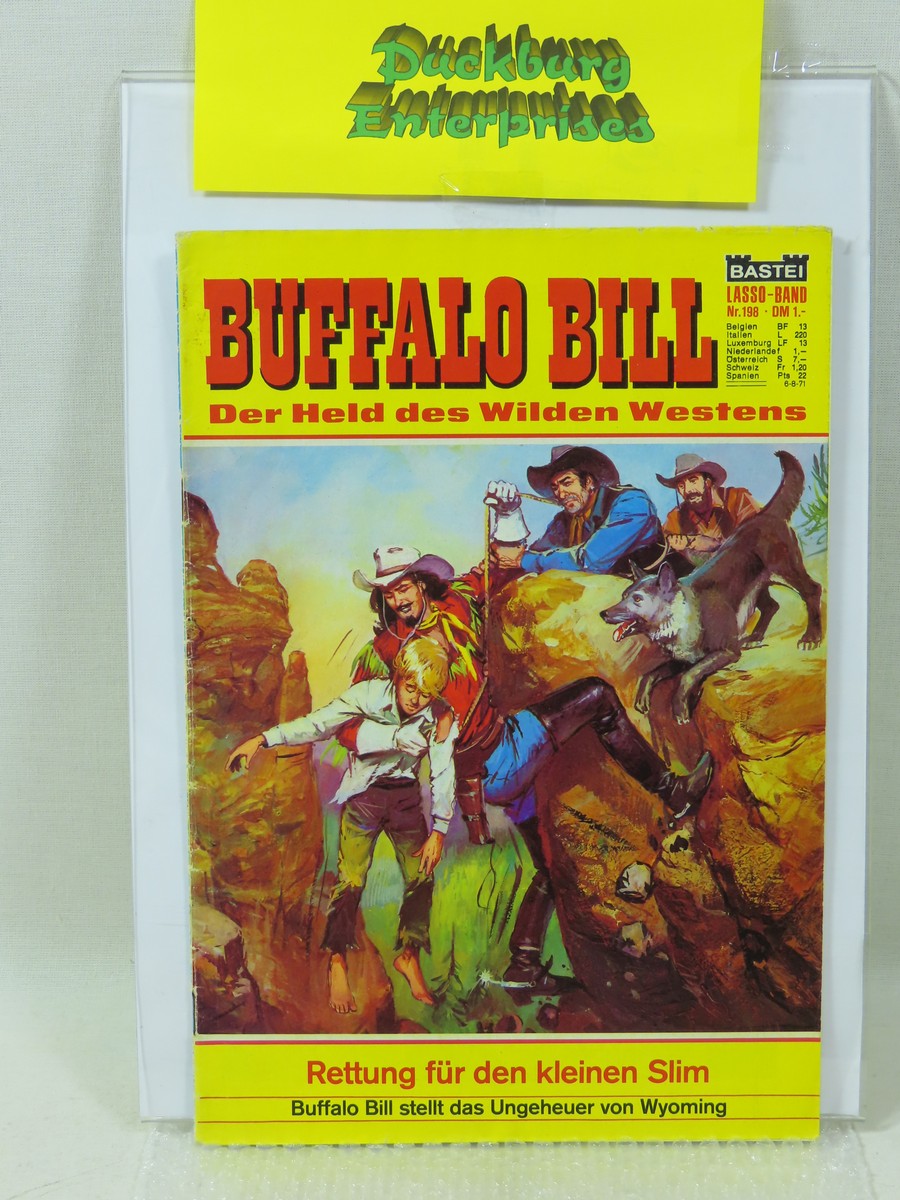 Lasso / Buffalo Bill Nr. 198  Bastei im Zustand (2). 196025