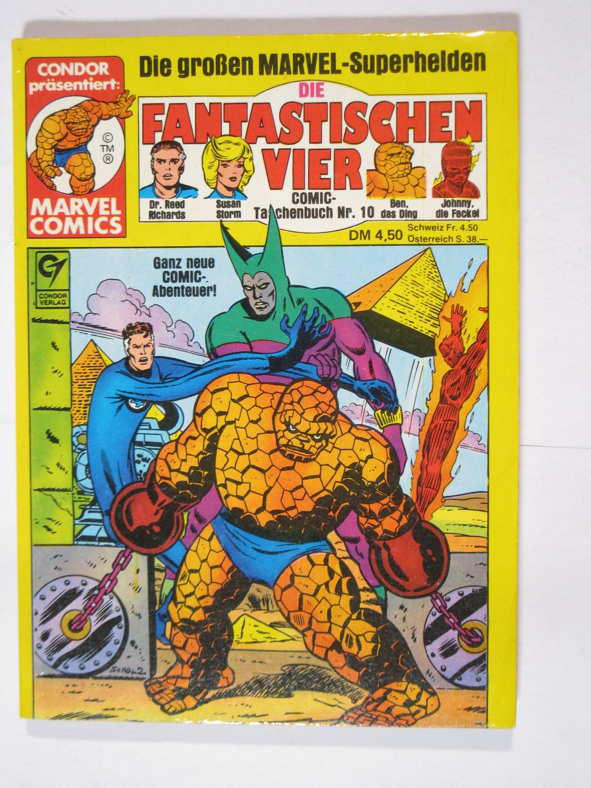 Fantastischen Vier Nr. 10 Marvel Condor Taschenbuch im Z (1). 80479 Fantastischen Vier Nr. 10 Marvel Condor Taschenbuch im Z (1). 80479