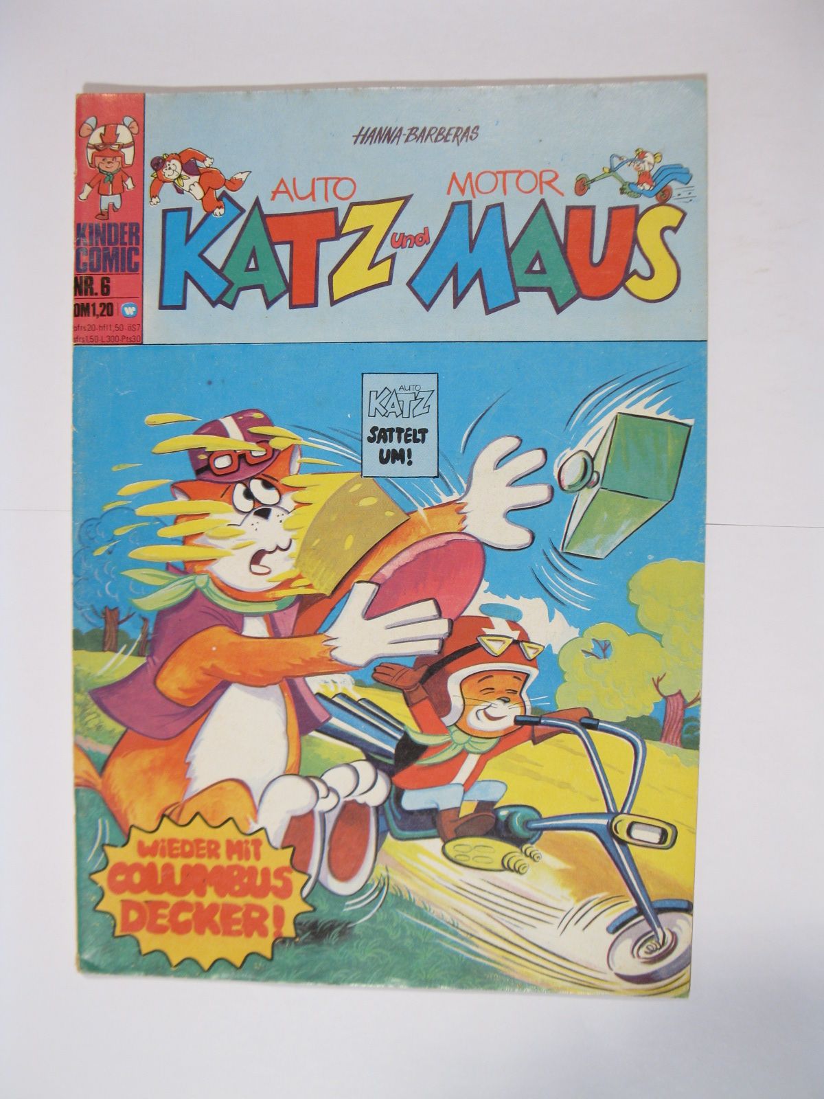 Auto Katz und Motor Maus 6 BSV im Zustand (1/1-2). 90889 Auto Katz und Motor Maus 6 BSV im Zustand (1/1-2). 90889