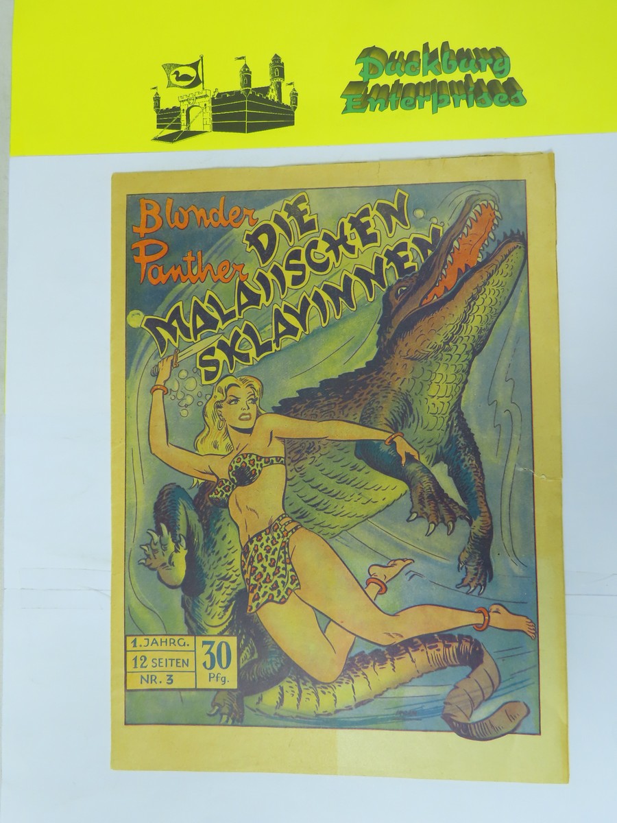 Blonder Panther GbÜ Original v. 1950 Nr. 3 Märtins Vlg im Zustand (2-3). 158001 Blonder Panther GbÜ Original v. 1950 Nr. 3 Märtins Vlg im Zustand (2-3). 158001