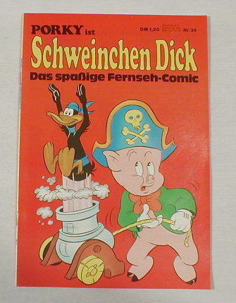 Porky / Schweinchen Dick Nr.34  Comic ab1972  17504
