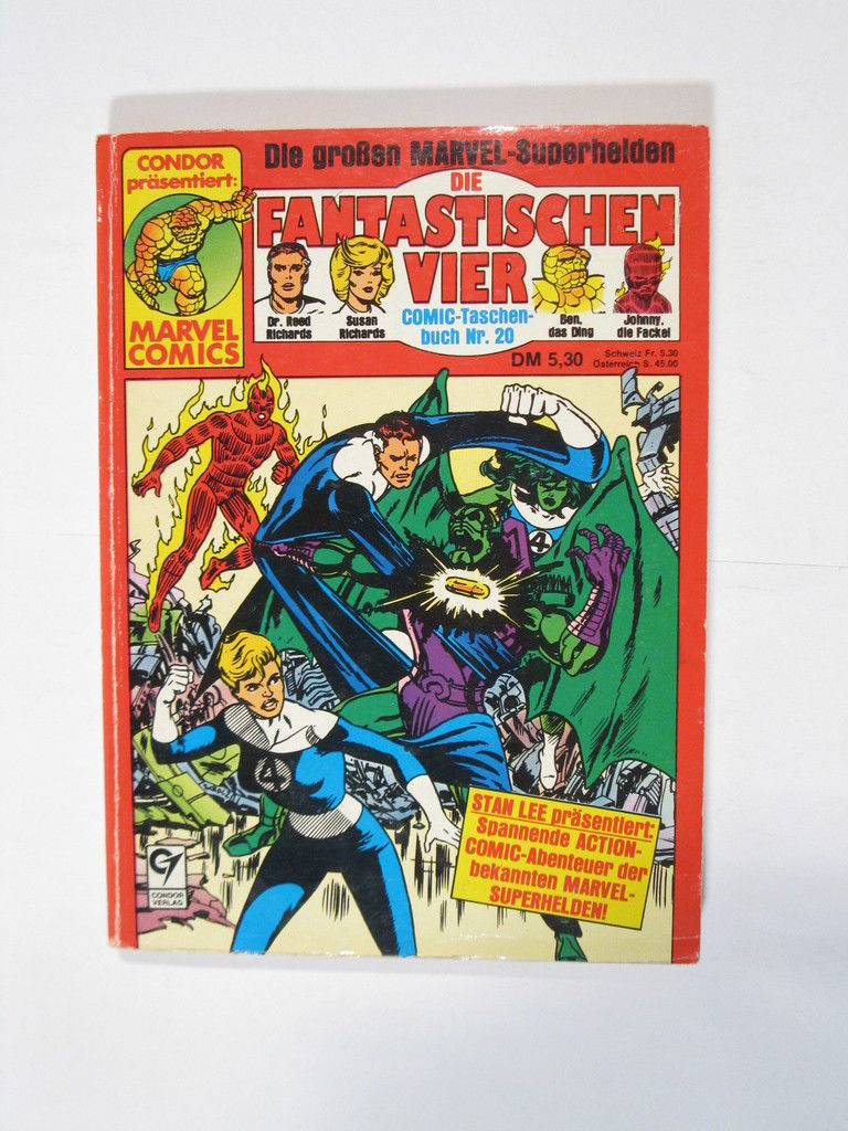 Fantastischen Vier Nr. 20 Marvel Condor Taschenbuch im Z (1) 70409 Fantastischen Vier Nr. 20 Marvel Condor Taschenbuch im Z (1) 70409