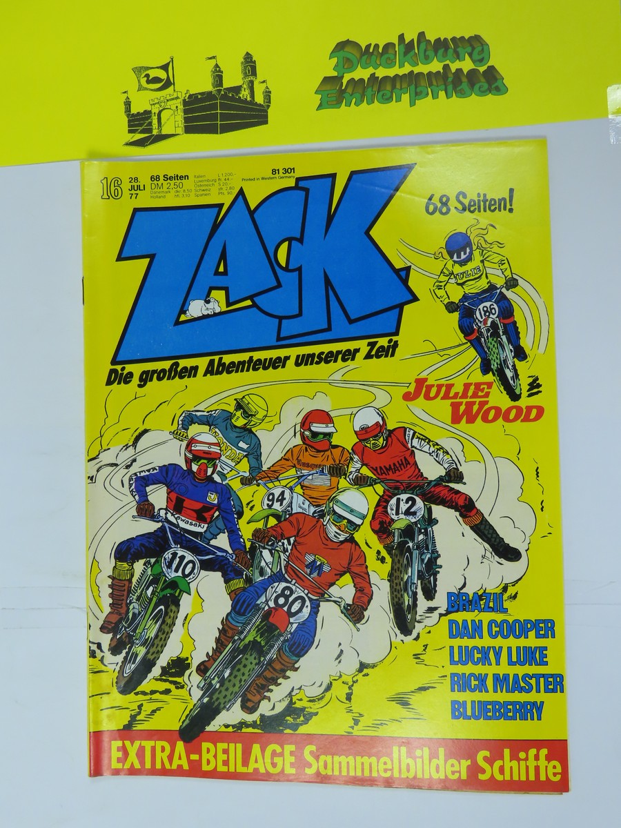 ZACK Comic Nr. 77/16 Koralle Vlg. im Zustand (1-2/2). 151651 ZACK Comic Nr. 77/16 Koralle Vlg. im Zustand (1-2/2). 151651