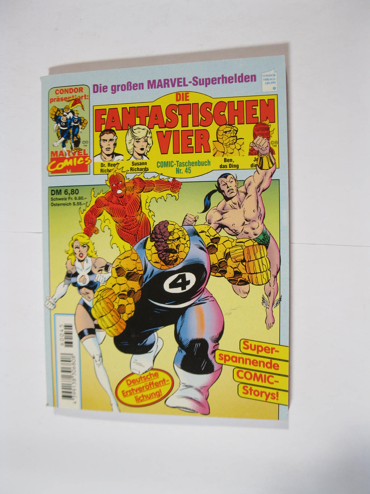 Fantastischen Vier Nr. 45 Marvel Condor Taschenbuch im Z(0-1). 111999 Fantastischen Vier Nr. 45 Marvel Condor Taschenbuch im Z(0-1). 111999