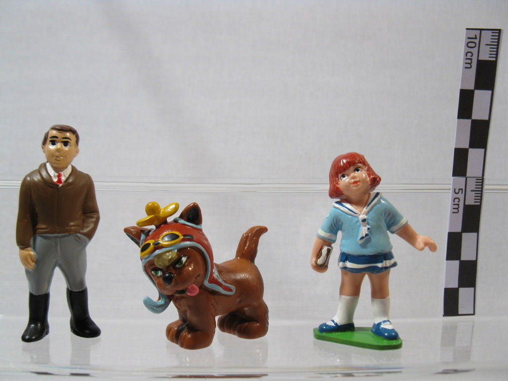 A 2 Narcisse  3 Comicfiguren Schleich Tele Hachette Antenne 2   60009