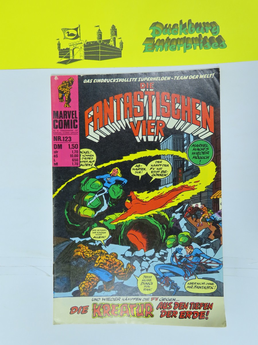 Fantastische Vier Nr. 123 Marvel Williams im Zustand (1-2). 158215 Fantastische Vier Nr. 123 Marvel Williams im Zustand (1-2). 158215