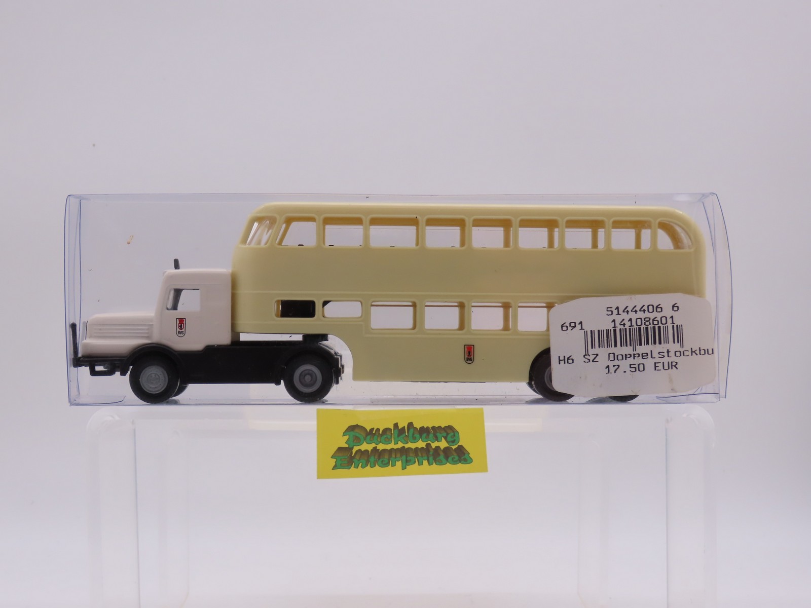 Modelltec 14108601 IFA Doppelstockbus Kaulsdorf beige in OVP 1:87 188303 Modelltec 14108601 IFA Doppelstockbus Kaulsdorf beige in OVP 1:87 188303