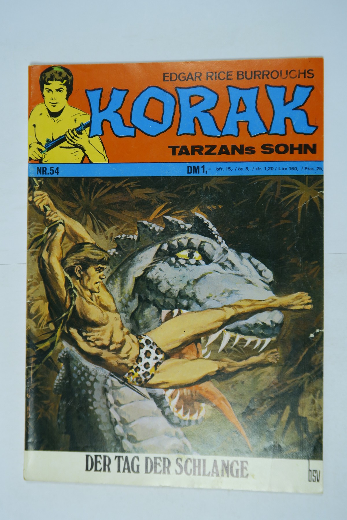 Korak, Tarzan Sohn Nr. 54 BSV im Zustand (2 NZ). 140585 Korak, Tarzan Sohn Nr. 54 BSV im Zustand (2 NZ). 140585