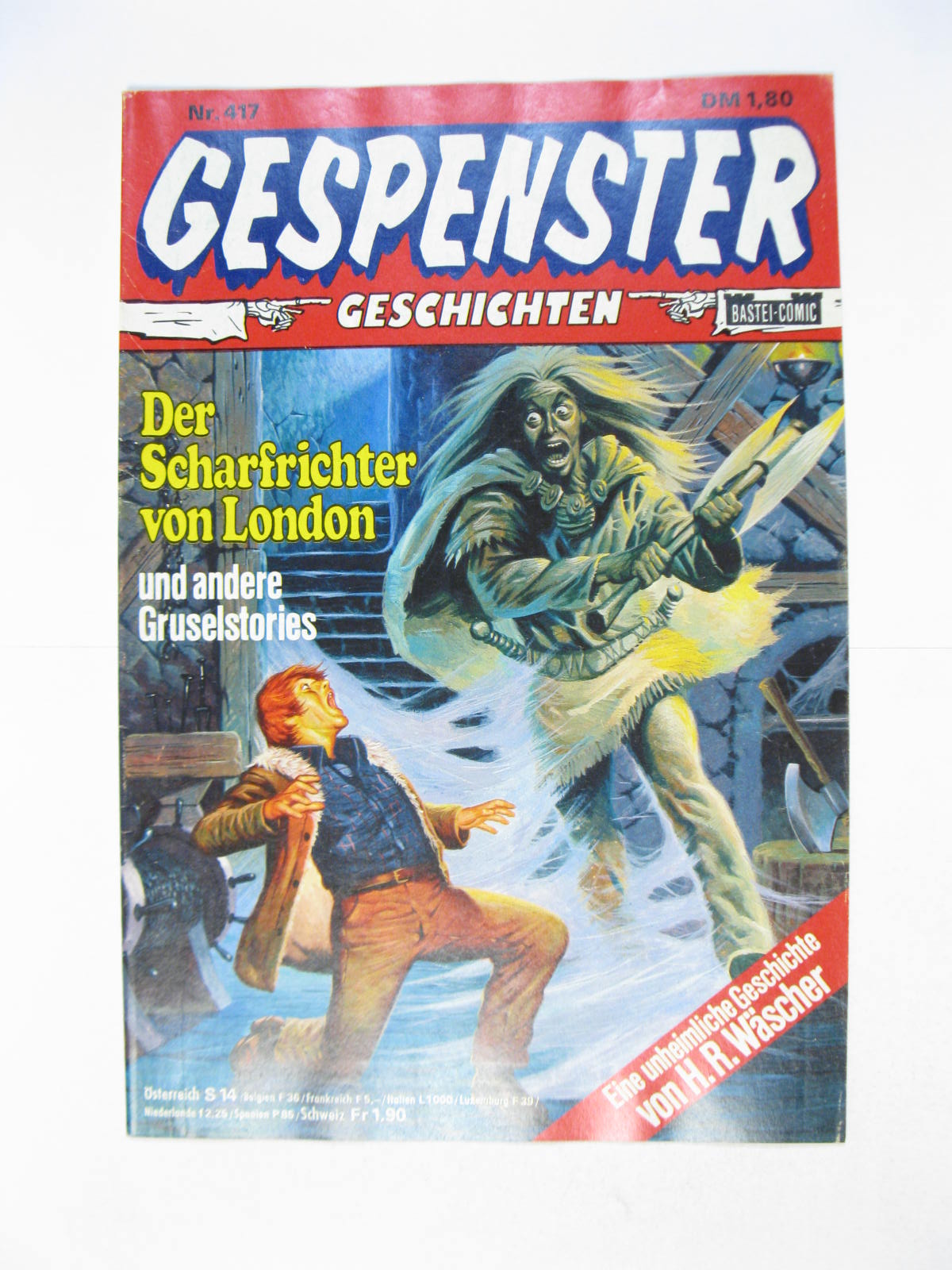 Gespenster Geschichten Nr. 417 Wäscher Bastei im Z (1-2). 127757 Gespenster Geschichten Nr. 417 Wäscher Bastei im Z (1-2). 127757