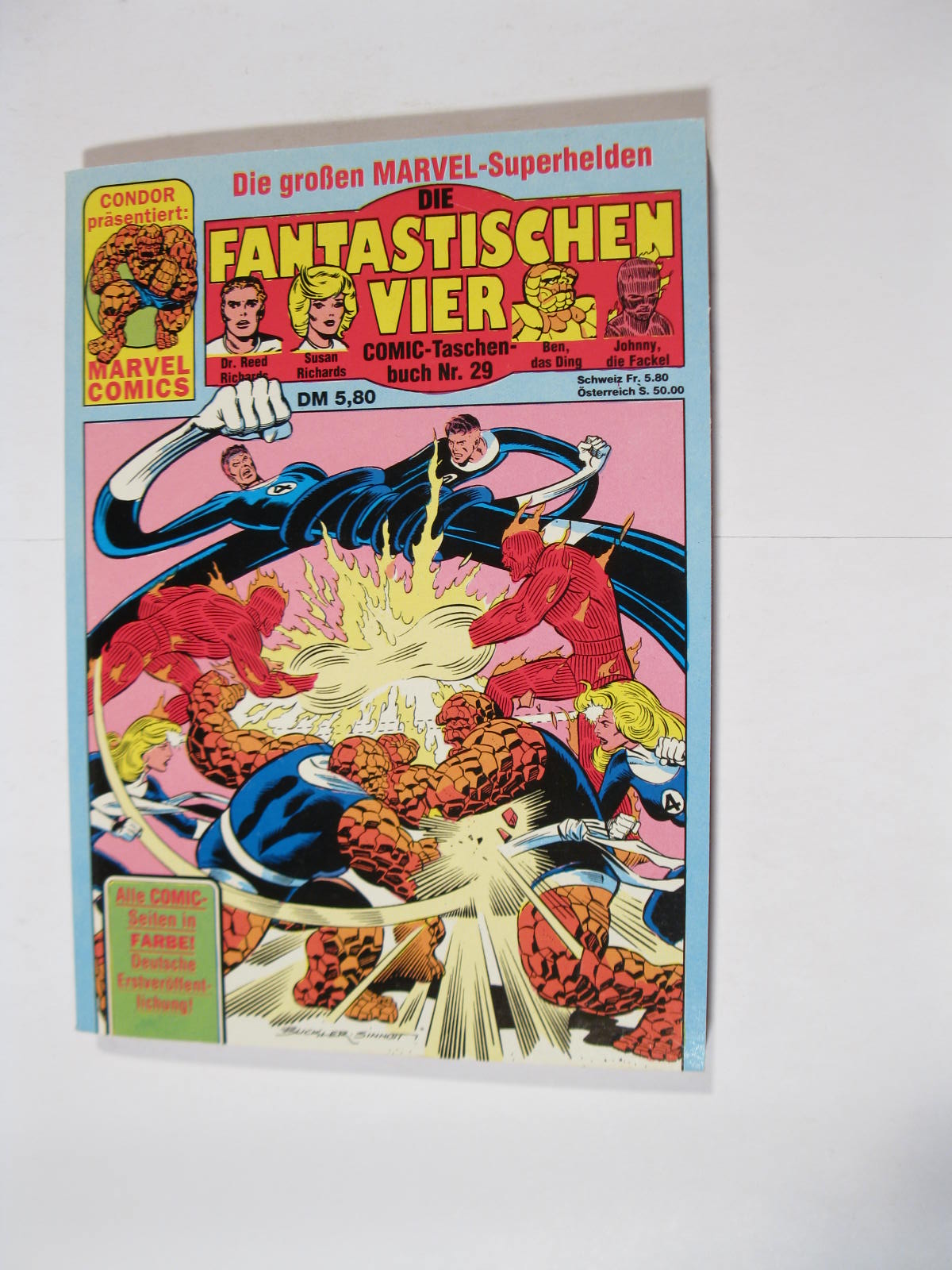 Fantastischen Vier Nr. 29 Marvel Condor Taschenbuch im Z(0-1). 111967 Fantastischen Vier Nr. 29 Marvel Condor Taschenbuch im Z(0-1). 111967