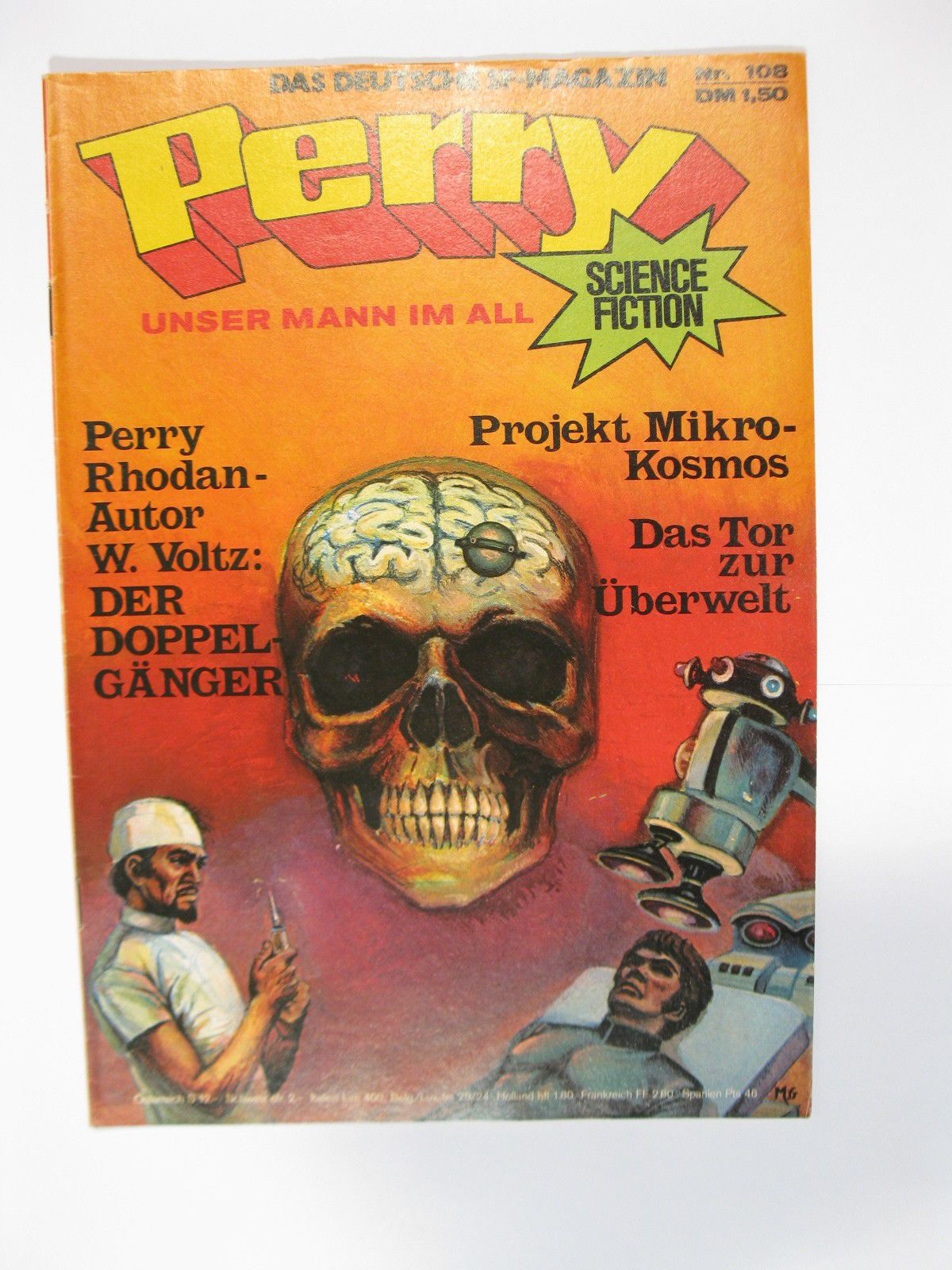 Perry Mann im All  Nr.  108  Moewig Verlag im Zustand (1/1-2). 73401 Perry Mann im All  Nr.  108  Moewig Verlag im Zustand (1/1-2). 73401