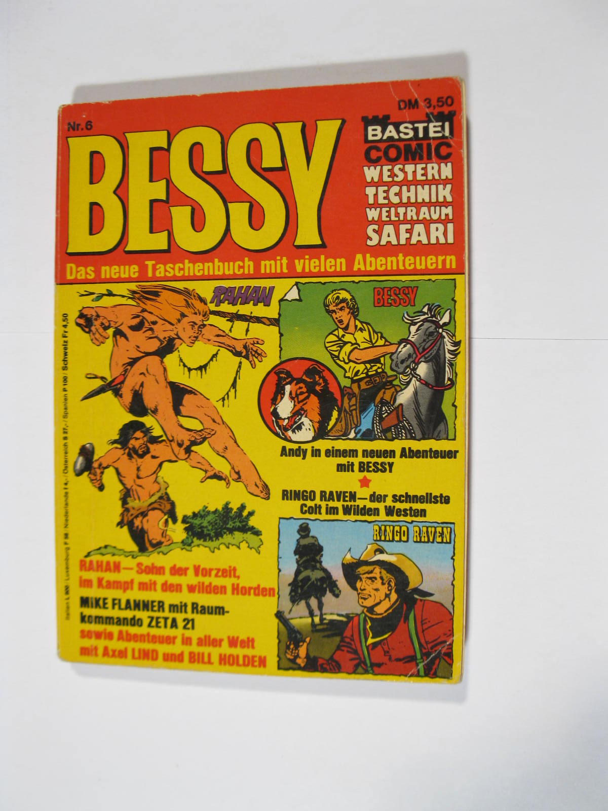 Bessy Taschenbuch 196 Seiten Nr. 6 Bastei im Zustand (2). 100265 Bessy Taschenbuch 196 Seiten Nr. 6 Bastei im Zustand (2). 100265